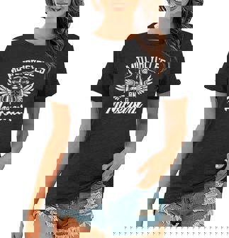 Womens Biker Lifestyle Quotes Motorcycles And Mascara Women T-shirt | Mazezy