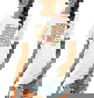 Believer Motivator Innovator Educator Retro Teacher Gifts V4 Women T-shirt - Thegiftio