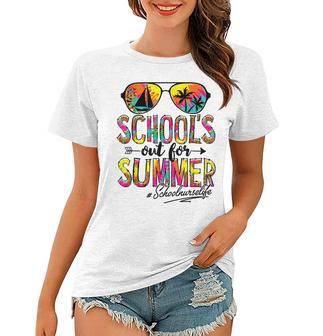 Last Day Of School Schools Out For Summer School Nurse Life Women T-shirt - Thegiftio UK