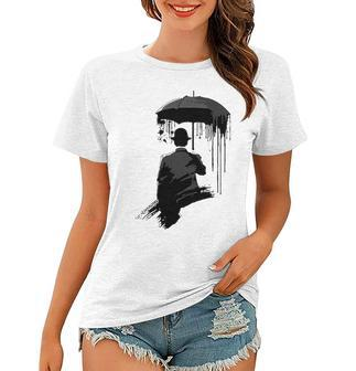 Manly Summer Rainy Day Graphic Design Printed Casual Daily Basic Women T-shirt - Thegiftio UK