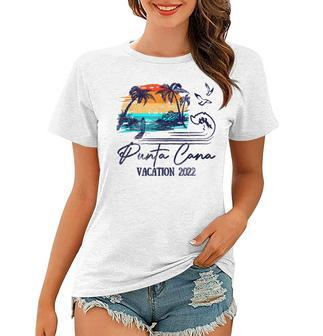 Punta Cana Beaches Summer Vacation Friends Family Funny 2022 Women T-shirt - Thegiftio UK