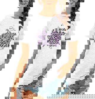 Retro Spooky Vibes Creepy Ghost Spooky Season Halloween Women T-shirt | Seseable CA