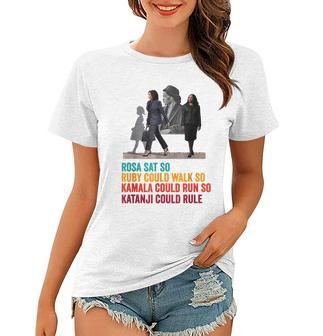 Rosa Sat Ruby Walk Kamala Run So Ketanji Could Rule Kbj Meme Women T-shirt - Monsterry UK
