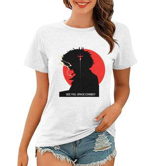 See You Space Cowboy Red Sun Silhouette Women T-shirt - Monsterry DE