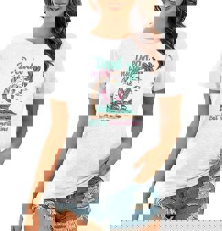 Skeleton And Plants Dead Inside But Its Summertime Women T-shirt - Seseable