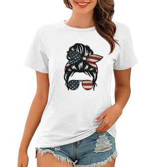 Ultra Maga Usa Female Bun Tshirt Women T-shirt - Monsterry