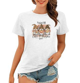 Vintage Autumn Fueled By Coffee _ Pumpkin Spice Women T-shirt - Seseable
