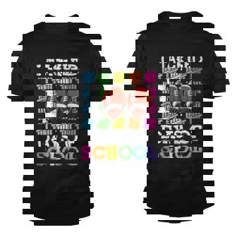 100 Day Of School Shirt Kids Football Tackled 100 Days Boy Youth T-shirt - Seseable