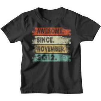 10Th Birthday Vintage November 2012 10Th Birthday Boy Girl Youth T-shirt - Thegiftio UK