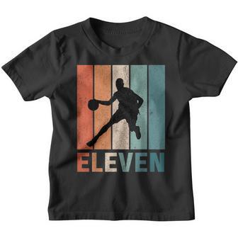 11 Years Old 11Th Birthday Basketball Gift For Boys Party V4 Youth T-shirt - Thegiftio UK