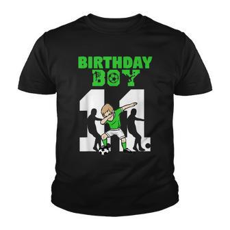 11Th Birthday Soccer Lover 11 Year Old Soccer Player Costume Youth T-shirt - Seseable