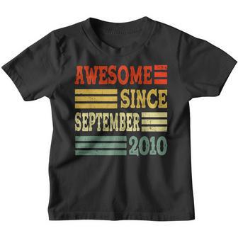 12 Years Old Funny Awesome Since September 2010 12Th V14 Youth T-shirt - Thegiftio UK
