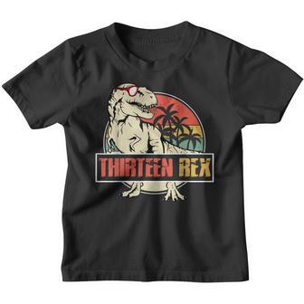 13 Years Old Boy Dinosaur T-Rex Awesome Since 2010 Birthday Youth T-shirt - Thegiftio UK