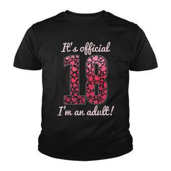 18 Years Girl Birthday 18Th Girl Birthday Youth T-shirt - Seseable