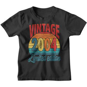 18 Years Old Bday Vintage 2004 Limited Edition 18Th Birthday Youth T-shirt - Thegiftio UK