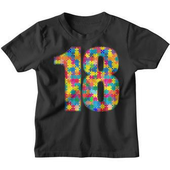18 Years Old Gifts 18Th Birthday Autism Insert For Boy Girl Youth T-shirt - Thegiftio UK