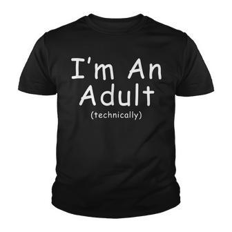 18Th Birthday Im An Adult Funny 18Th Birthday Youth T-shirt - Seseable