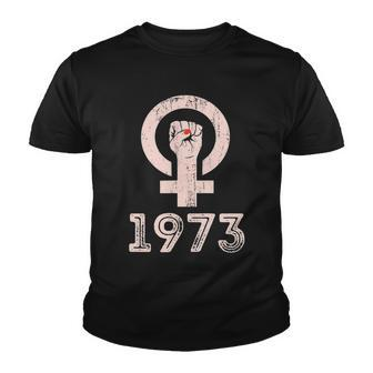 1973 Feminism Pro Choice Womens Rights Justice Roe V Wade Tshirt Youth T-shirt - Monsterry