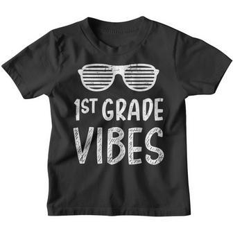 1St Grade Vibes First For Teacher Students Back To School Youth T-shirt - Thegiftio UK