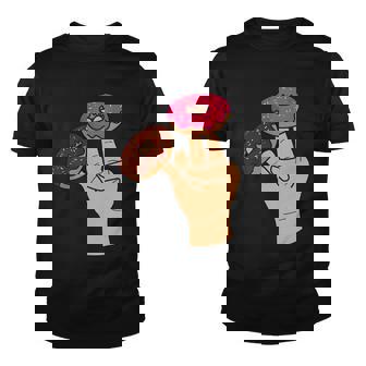 2 In The Pink 1 In The Stink Dirty Humor Donut Tshirt Youth T-shirt - Monsterry