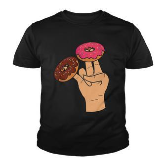 2 In The Pink 1 In The Stink Dirty Humor Donut Youth T-shirt - Thegiftio UK
