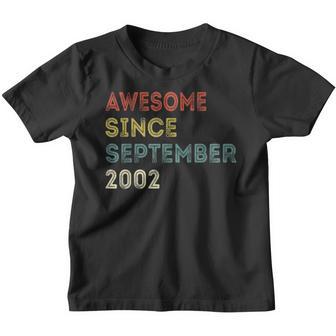 20 Years Old Funny Awesome Since September 2002 20Th V13 Youth T-shirt - Thegiftio UK