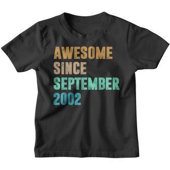 20 Years Old Funny Awesome Since September 2002 20Th V7 Youth T-shirt - Thegiftio UK