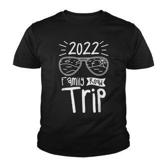 2022 Family Road Trip Vacation Camper Hiking Camping Youth T-shirt - Thegiftio UK