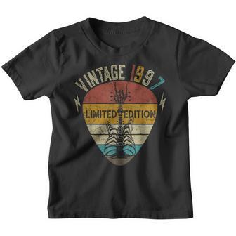 25 Years Old Guitar Lover Gifts Vintage 1997 Limited Edition Youth T-shirt - Thegiftio UK