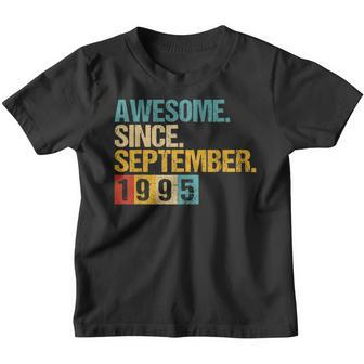 27 Years Old Funny Awesome Since September 1995 27Th V18 Youth T-shirt - Thegiftio UK