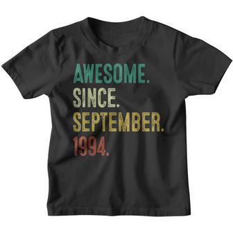 28 Years Old Gift Awesome Since September 1994 28Th Birthday V4 Youth T-shirt - Thegiftio UK