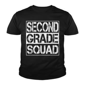 2Nd Grade Squad Back To School Second Grade Youth T-shirt - Thegiftio UK