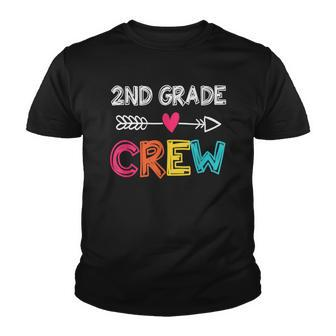 2Nd Grade Teacher Back To School 2Nd Grade Crew Youth T-shirt - Thegiftio UK