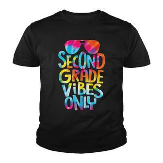 2Nd Grade Vibes Only Back To School 2Nd Grade Teacher Youth T-shirt - Thegiftio UK