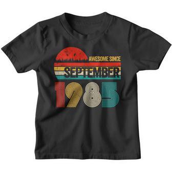 37 Years Old Funny Awesome Since September 1985 37Th V24 Youth T-shirt - Thegiftio UK