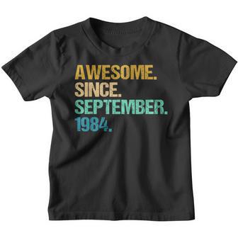 38 Years Old Funny Awesome Since September 1984 38Th V4 Youth T-shirt - Thegiftio UK