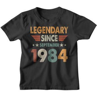 38 Years Old Gifts Legend Since September 1984 38Th Birthday V14 Youth T-shirt - Thegiftio UK