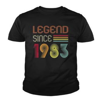39 Year Old Gifts Legend Since 1983 39Th Birthday Retro Youth T-shirt | Mazezy