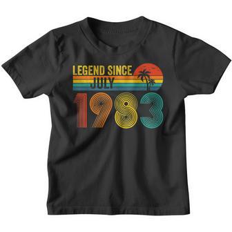 39 Years Old Gifts Legend Since July 1983 39Th Birthday V4 Youth T-shirt - Thegiftio UK