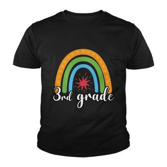 3Rd Grade Rainbow Lover Back To School Youth T-shirt - Monsterry
