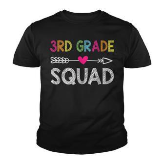 3Rd Grade Squad 1St Teacher Student Team Back To School Youth T-shirt - Thegiftio UK