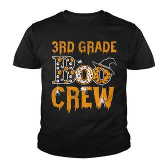 3Rd Grade Teacher Boo Crew Halloween 3Rd Grade Teacher Youth T-shirt - Seseable