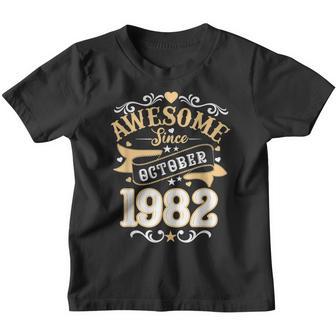 40 Year Old Gifts Made In October 1982 40Th Birthday Men Youth T-shirt - Thegiftio UK
