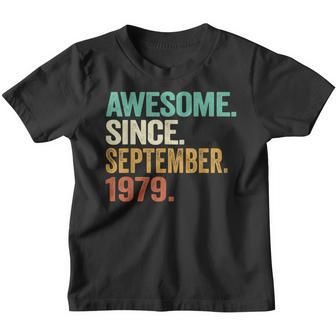 43 Years Old Gift Awesome Since September 1979 43Rd Birthday V2 Youth T-shirt - Thegiftio UK