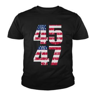 45 47 Trump 2024 Tshirt V2 Youth T-shirt - Monsterry UK