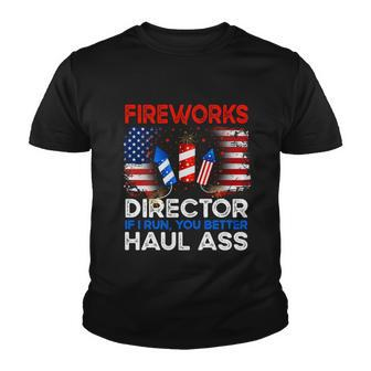 4Th Of July Men Fireworks Director If I Run You Run Funny Youth T-shirt - Monsterry CA