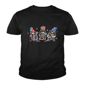 4Th Of July Shirts Women Outfits For Men Patriotic Gnomes Youth T-shirt - Monsterry UK