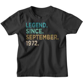50 Years Old Funny Awesome Since September 1972 50Th V15 Youth T-shirt - Thegiftio UK