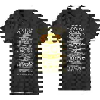 50 Years Old Gifts Vintage October 1972 50Th Birthday Gifts Youth T-shirt - Thegiftio