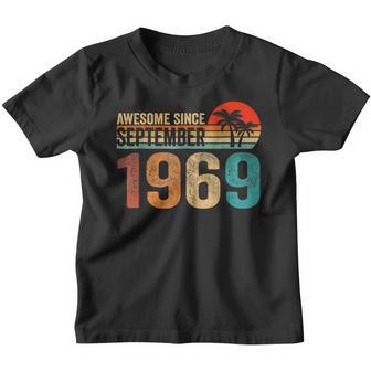 53Th Birthday Gift 53 Year Old Awesome Since September 1969 V15 Youth T-shirt - Thegiftio UK